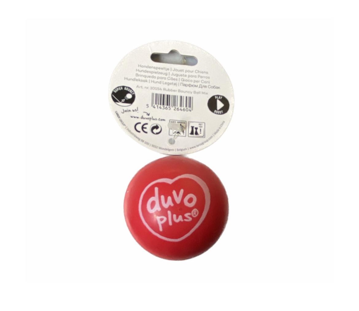 Red Duvo Plus Rubber Rope Dog Toy