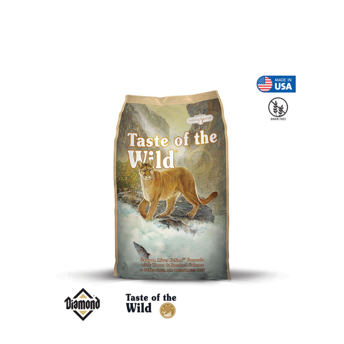 Taste Of The Wild Tow Lowland Creek Feline (2Kg)